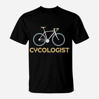Vintage Cycologist - Funny Road Cycling & Cyclist Gift T-Shirt | Crazezy