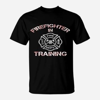 Vintage Firefighter In Training Fire Department T-Shirt | Crazezy DE