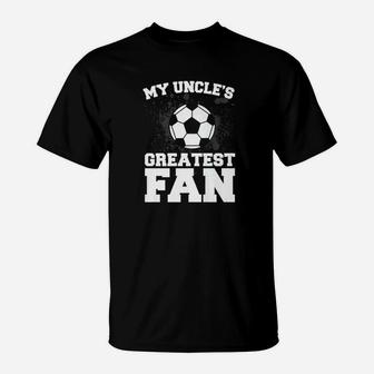 Vintage Graphic My Uncle Greatest Fan Soccer T-Shirt | Crazezy