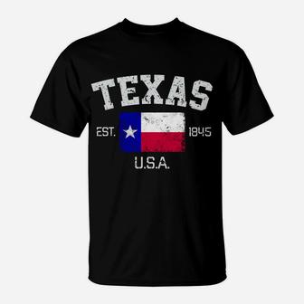Vintage Texas Austin Est 1845 Souvenir Gift T-Shirt | Crazezy AU