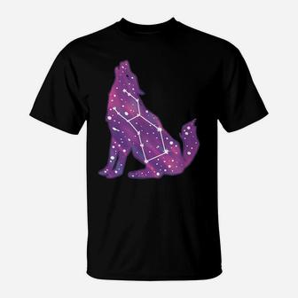 Wolf Constellation Astrophile And Nature Lover T-Shirt | Crazezy AU