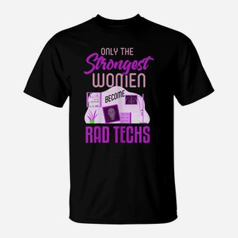 Womens Rad Tech Shirt Funny Female Radiologist Technologist Gift T-Shirt | Crazezy UK