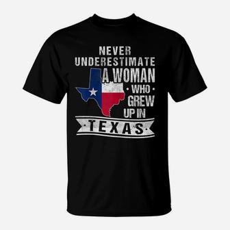 Womens Texas Flag Map Vintage Texas Girl T-Shirt | Crazezy UK