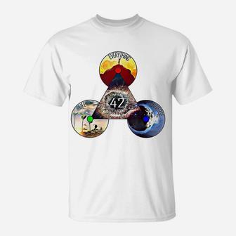 42 Answer To Life Universe And Everything 42 T-Shirt | Crazezy DE