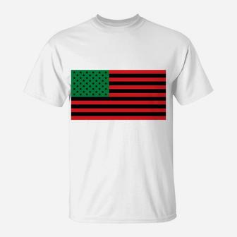 African American Flag Sweatshirt T-Shirt | Crazezy