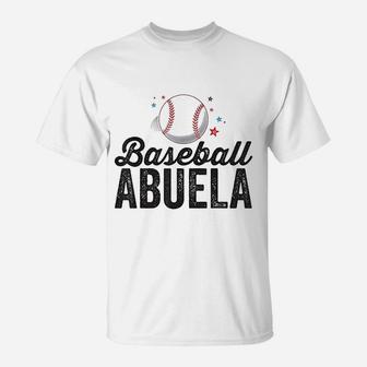 Baseball Abuela Grandma Grandmother Latina Gift T-Shirt | Crazezy AU