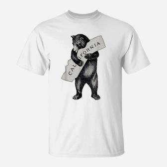 Bear Hug I Love California Shirt Art-Retro Vintage Cali Bear T-Shirt | Crazezy CA