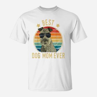 Best Dog Mom Ever Lakeland Terrier Mother's Day Gift T-Shirt | Crazezy CA