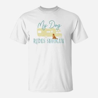 Cocker Spaniel Dog Rv Shirt Funny Camping Travel Trailer T-Shirt | Crazezy