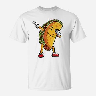 Dabbing Taco Cinco De Mayo T Shirt Kids Boys Men Tacos Tees T-Shirt | Crazezy CA