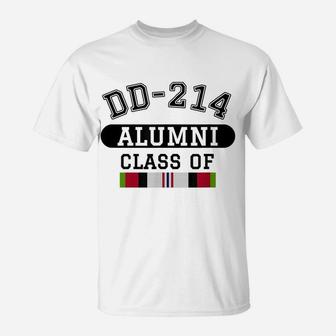 Dd-214 Alumni Class Of Oef Afghanistan Veteran Pride T-Shirt | Crazezy