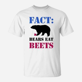 Fact Bears Eat Beets Funny Hiking Camping Animal Tee T-Shirt | Crazezy DE