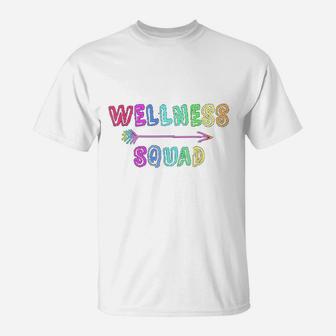 Fitness Gym Crew Health Trainer Tribe Wellness Coach Squad T-Shirt | Crazezy