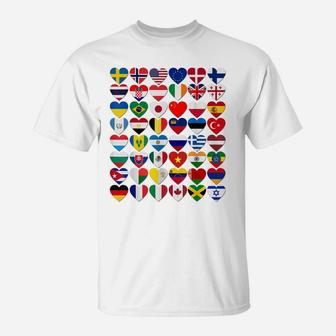 Flags Of The Countries Of The World,International Gift T-Shirt | Crazezy
