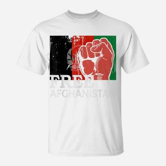 Free Afghanistan Afghan Flag United State Veteran Support T-Shirt | Crazezy