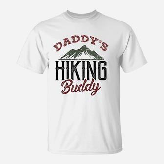 Funny Baby Rompers And Bodysuits Daddy Hiking Buddy Royaltee Camping T-Shirt | Crazezy