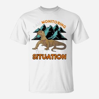 Funny Pet Monitor Lizard Gift Humor Graphic Reptile T-Shirt | Crazezy AU