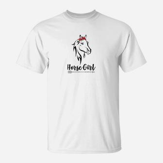 Horse Girl I Love My Horses Racing Riding Gif T-Shirt | Crazezy