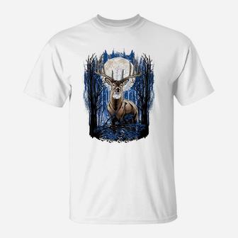 Hunters Deer Hunting Big Whitetail Buck T-Shirt | Crazezy