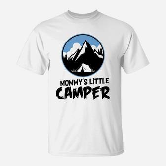 Kids Camping Boys Girls Mommys Little Camper Tee T-Shirt | Crazezy CA