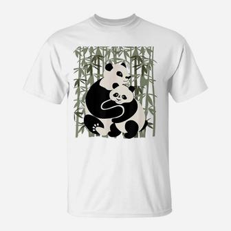 Mom, Dad And Baby Panda Bear Gift T Shirt, Family Panda Wear T-Shirt | Crazezy