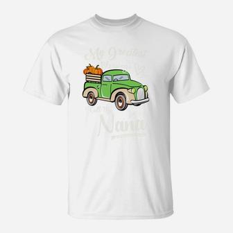 My Greatest Blessings Call Me Nana Vintage Truck Pumpkins T-Shirt | Crazezy CA