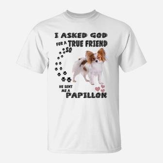 Papillon Quote Mom, Squirrel Dad Costume, Cute Butterfly Dog Sweatshirt T-Shirt | Crazezy
