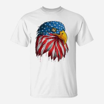 Patriotic-Eagle 4Th Of July Usa American-Flag Sweatshirt T-Shirt | Crazezy