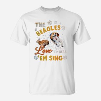 Rabbit Hunting - The Beagles - Love To Hear Em Sing T-Shirt | Crazezy UK