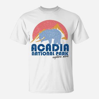 Retro Acadia National Park Maine Vintage Gift T-Shirt | Crazezy AU