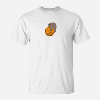 Sloth Basketball Funny Cute Animal Lover Sports Gift T-Shirt | Crazezy DE