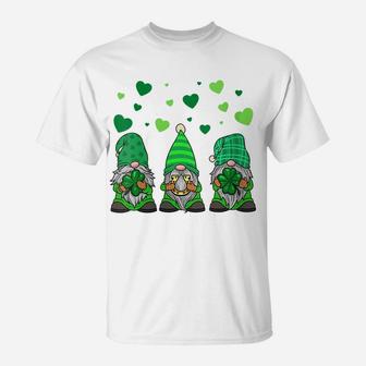 Womens Gnome Leprechaun Green Gnomes Tomte St Patrick's Day Gift T-Shirt | Crazezy
