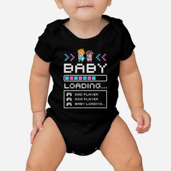Baby Loading Gamer Shirt Cute Mom Dad Pregnancy Announcement Baby Onesie | Crazezy