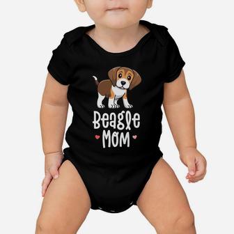 Beagle Mom Dog Mama Shirts For Women Gift For Beagle Lover Baby Onesie | Crazezy