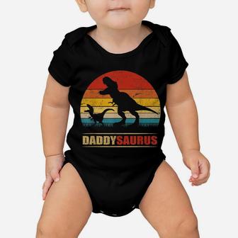 Daddysaurus T Shirt Fathers Day Gifts T Rex Daddy Saurus Men Baby Onesie | Crazezy