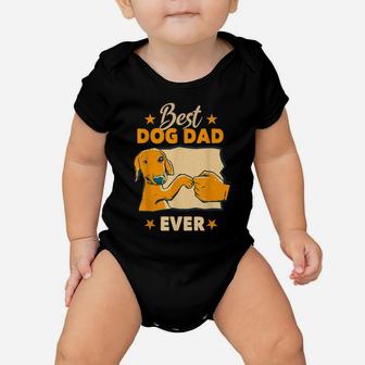 Dogs And Dog Dad - Best Friends Gift Father Men Baby Onesie | Crazezy