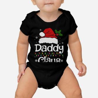Funny Daddy Claus Christmas Pajamas Santa Gift Baby Onesie | Crazezy