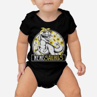 Funny Nene Saurus Sunflower T Shirt, Dinosaur Grandma T Rex Baby Onesie | Crazezy CA