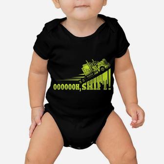 Funny Truck Driver Trucker T Shirt Cute Cool Gift Dad Mom Baby Onesie | Crazezy
