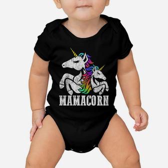 Mamacorn Unicorn Mom Baby Mommy Motherhood Christmas Gift Baby Onesie | Crazezy