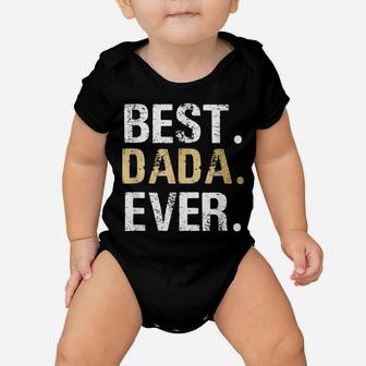 Mens Best Dada Graphic Dada Gift From Granddaughter Grandson Baby Onesie | Crazezy