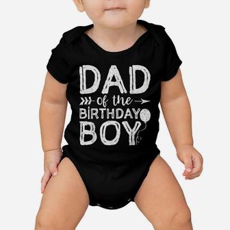 Mens Dad And Son Matching Birthday Dad Of The Birthday Boy Baby Onesie | Crazezy