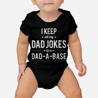 Mens Humorous Sarcastic Punny Daddy Fathers Day Gift Dad Jokes Baby Onesie | Crazezy AU