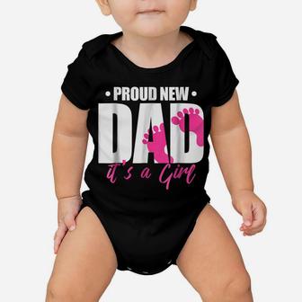 Mens Proud New Dad It's A Girl Baby Onesie | Crazezy AU
