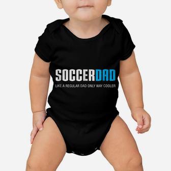 Mens Soccer Dad Shirt, Funny Cute Father's Day Gift Baby Onesie | Crazezy