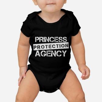 Princess Protection Agency Shirt For Fathers And Daughters Baby Onesie | Crazezy UK