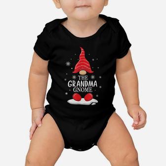 The Grandma Gnome Matching Family Christmas Pajamas Costume Baby Onesie | Crazezy AU