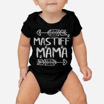 Womens English Mastiff Mama Shirt English Mastiff Mom Funny Dog Mom Baby Onesie | Crazezy