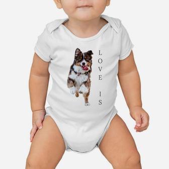 Australian Shepherd Shirt Women Men Kids Love Dog Mom Dad Baby Onesie | Crazezy