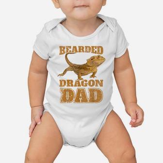 Bearded Dragon T Shirt Bearded Dragon Dad Papa Gift Tee Baby Onesie | Crazezy